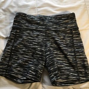 justice black spandex